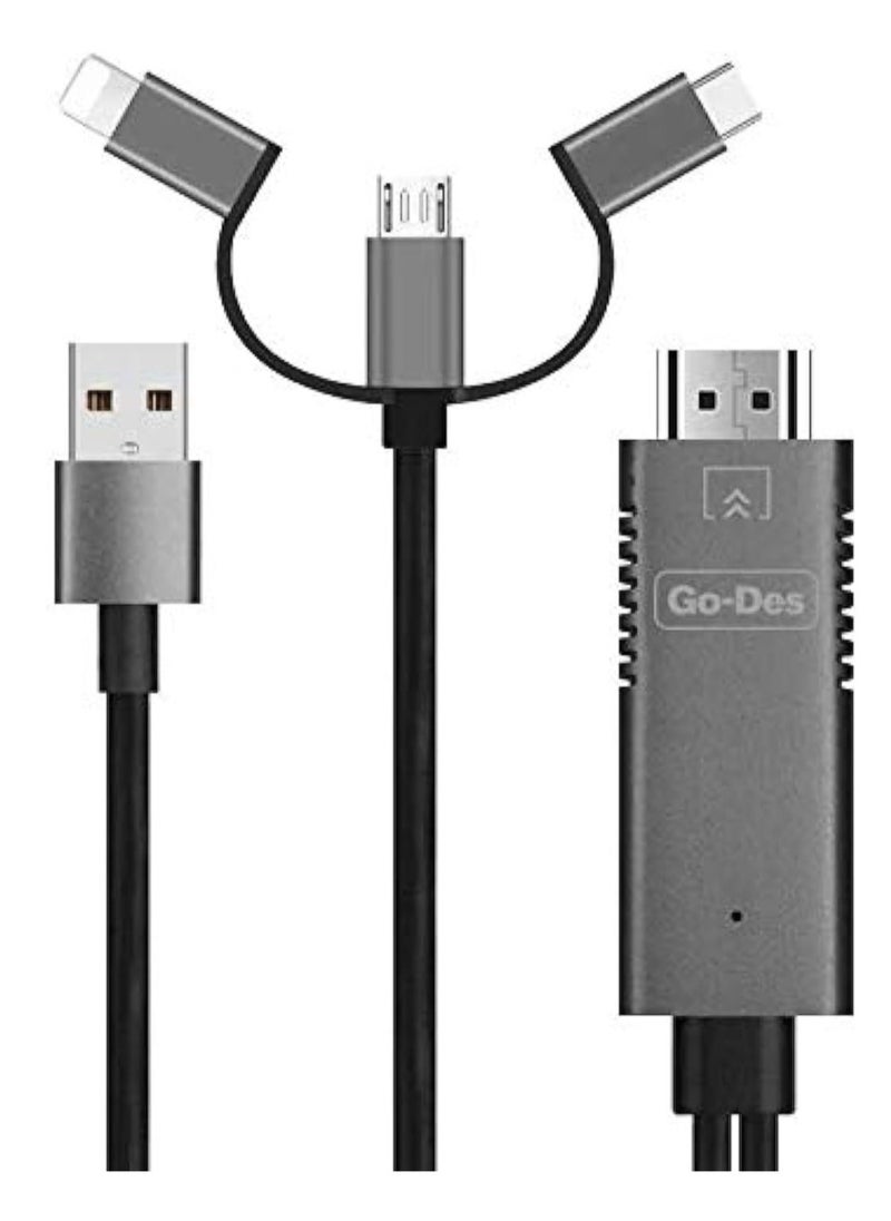 NEW Plug and Play Mobile Phone Cable – Fast Charging & High-Speed Data Transfer for Android/iOS Devices