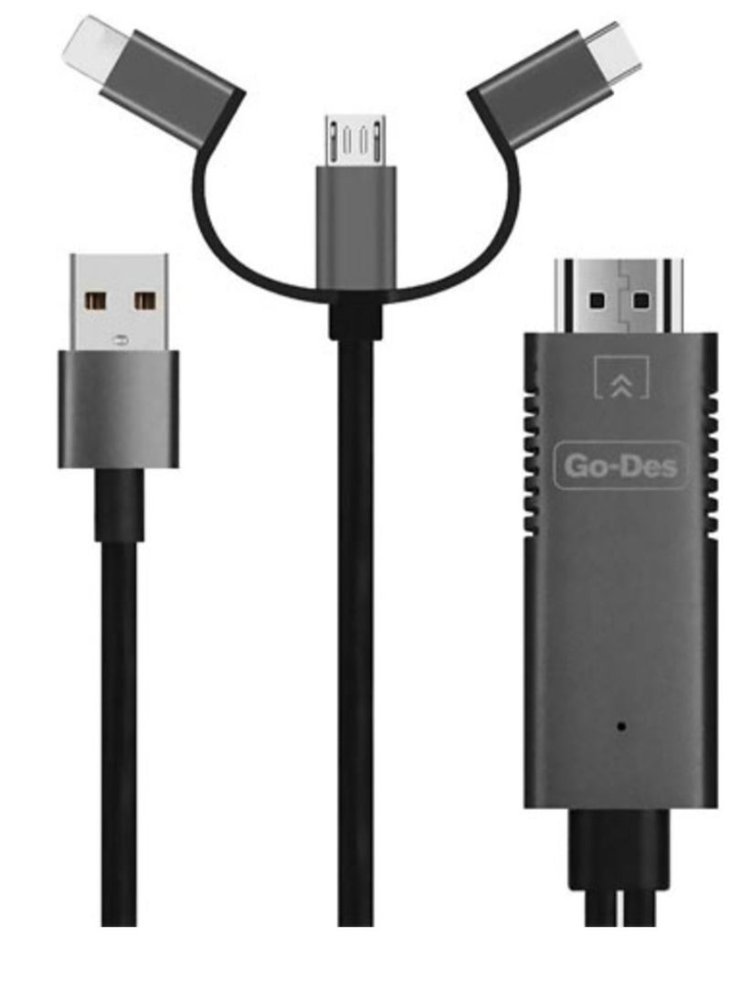 NEW Universal Compatibility: Works with both Android and iOS devices, offering seamless charging and data transfer for smartphones, tablets, and other mobile gadgets.