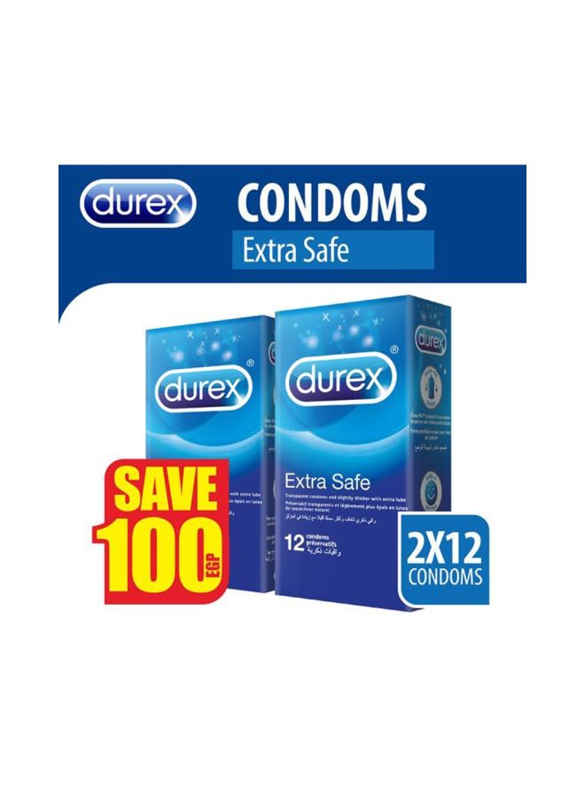 24-Piece Extra Safe Condoms