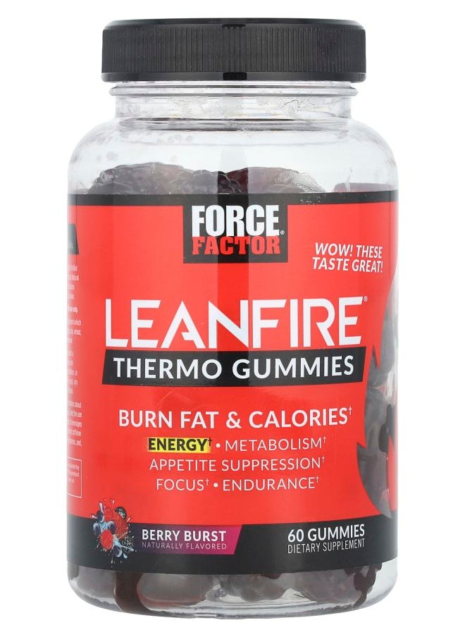 LeanFire® Thermo Gummies Berry Blast 60 Gummies