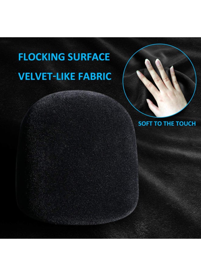 Pop Filter for Blue Yeti X Mic - Foam Microphone Windscreen Cover with Velvet-like Fabric Covering to Reduce Mic Noises by YOUSHARES