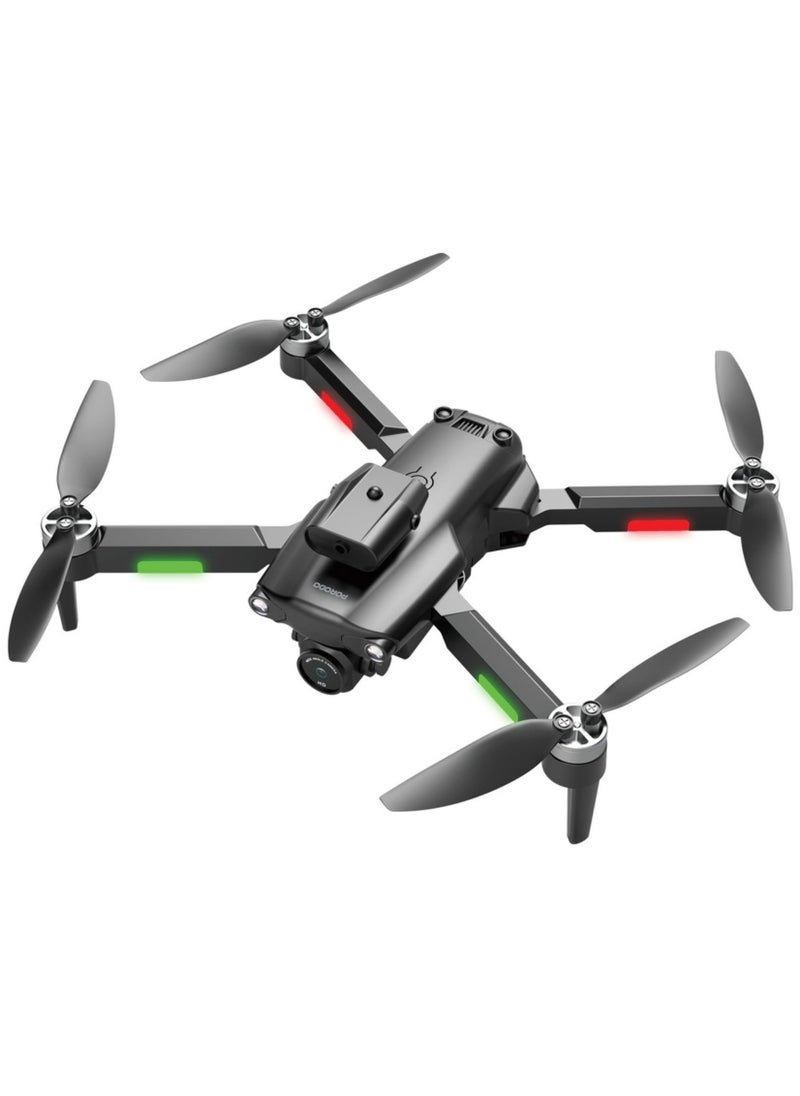 R/C Folding Drone With Brushless Motor and Infrared Obstacle Avoidance,50M Height,7KM/H Max Speed Suitable for Kids & Adult,Fast-Charge Tech,Versatile & Compact,6-Axis Gyro Stabilizer,360˚ Flip- Black