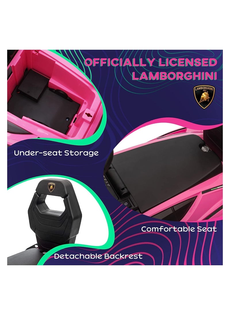 Lamborghni Sian FKP 37 Pusher car - Pink