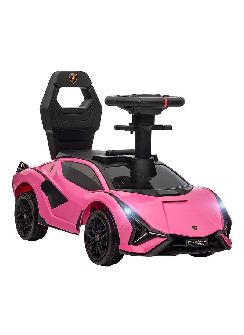 Lamborghni Sian FKP 37 Pusher car - Pink