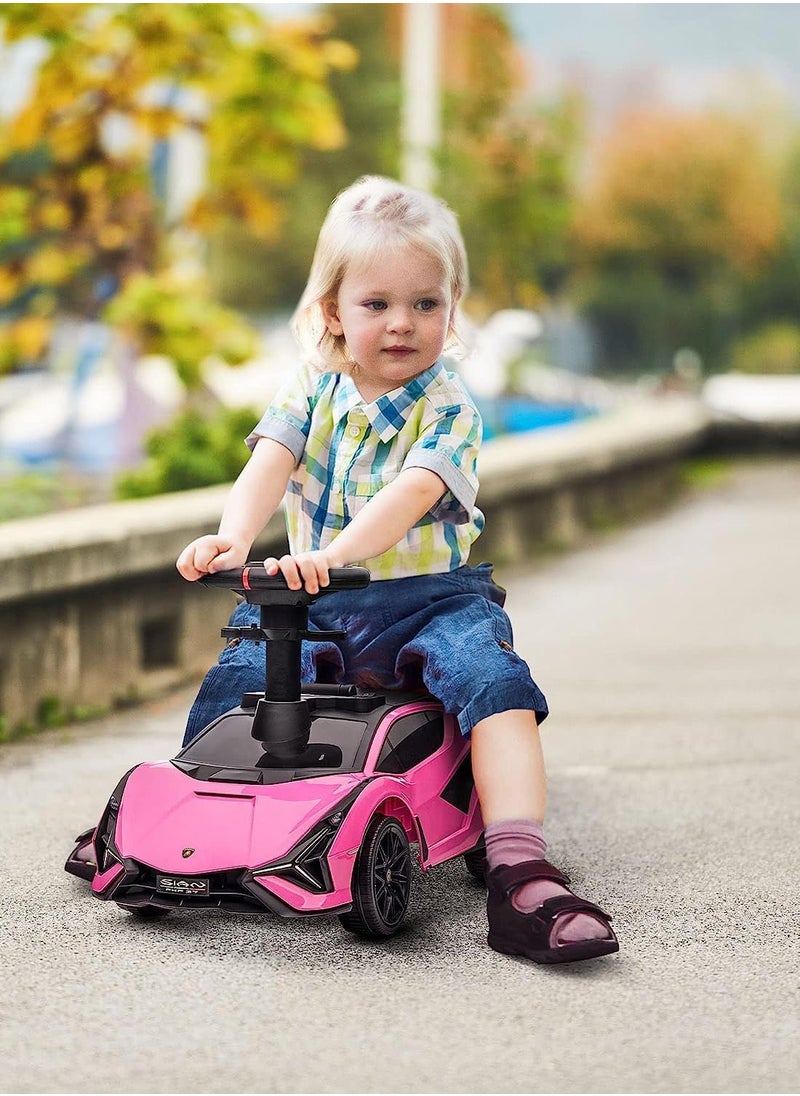 Lamborghni Sian FKP 37 Pusher car - Pink