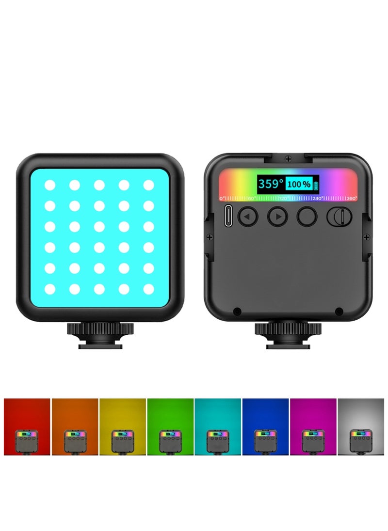 PULUZ Pocket 2500-9000K+RGB Full Color Beauty Fill Light Handheld Camera Photography LED Light