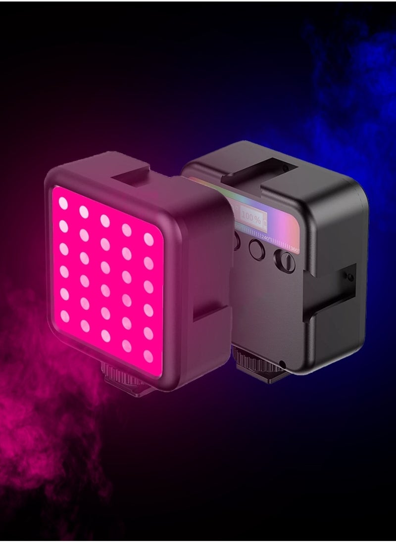 PULUZ Pocket 2500-9000K+RGB Full Color Beauty Fill Light Handheld Camera Photography LED Light