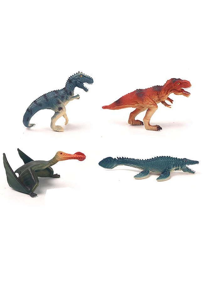 Galaxy Dinosaur World Assorted Set OF 4 PC | Colorful Dinosaur Figurines for Educational Play