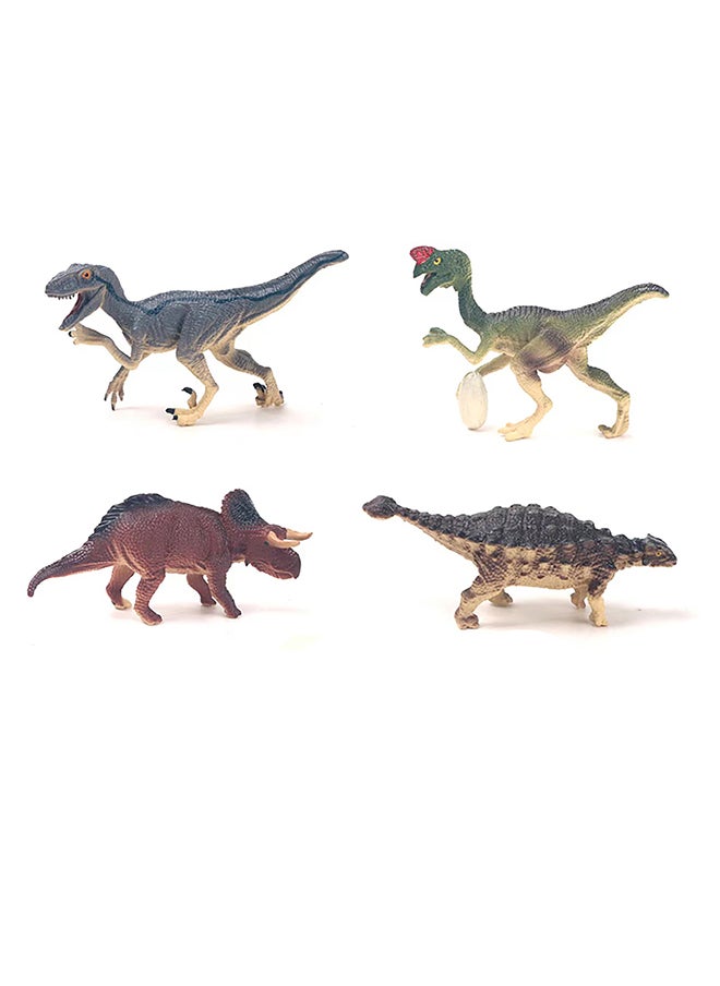 Galaxy Dinosaur World Assorted Set OF 4 PC | Colorful Dinosaur Figurines for Educational Play