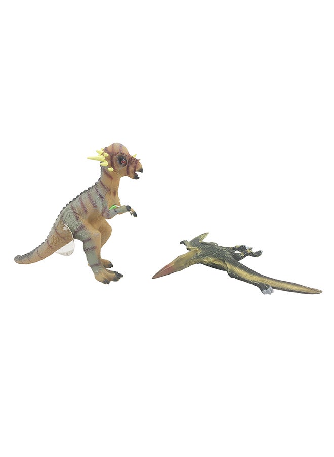 Galaxy Large Dinosaur Toy (Assorted) - 20-25 cm Soft Plastic Dinosaur Figurines with Unique Species - Educational Prehistoric Play for Kids (Ages 3+)