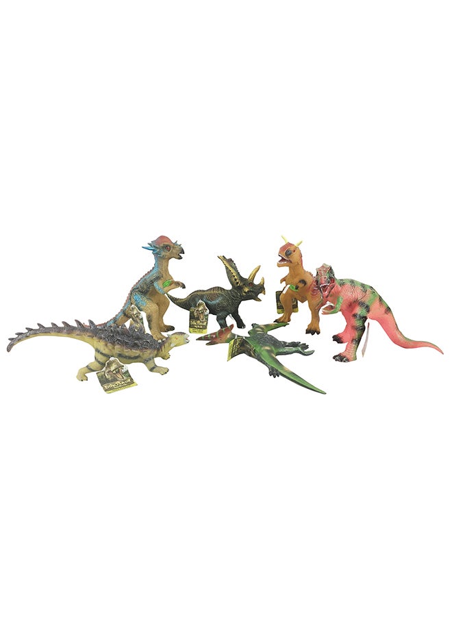 Galaxy Large Dinosaur Toy (Assorted) - 20-25 cm Soft Plastic Dinosaur Figurines with Vibrant Details - Educational Prehistoric Play for Kids (Ages 3+)