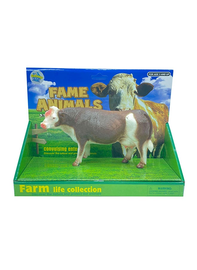 Galaxy Cow Farm Animal Toy - Realistic 20 cm Farm Figure for Imaginative Play & Education