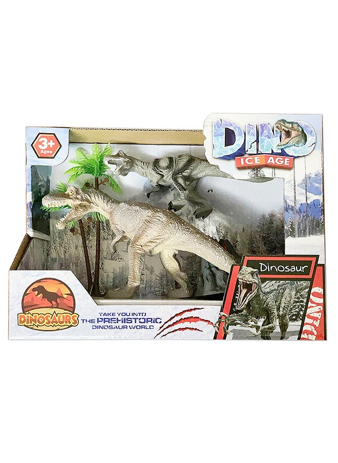 Galaxy Dino Ice Age Adventure Set | Realistic Dinosaur Figures for Imaginative Play | Educational & Collectible Toy | Giftable & Decorative