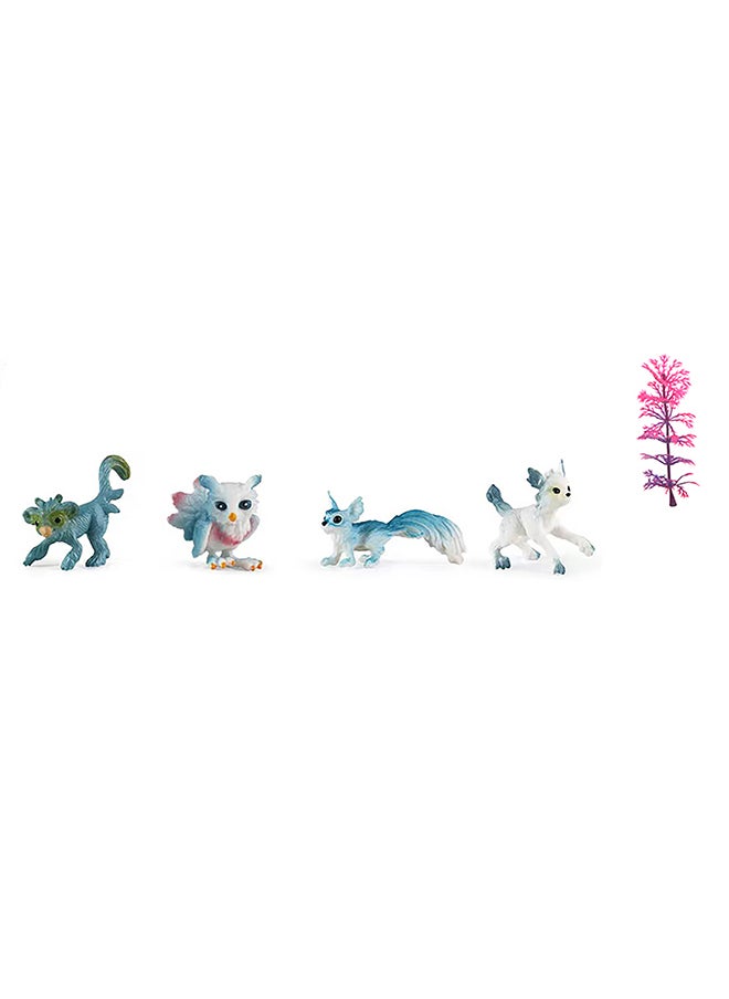 Galaxy Fantasy Spirit Animal Set - 14 Pieces | Magical Creature Figurines for Imaginative Play | Collectible & Giftable Fantasy Toy Set