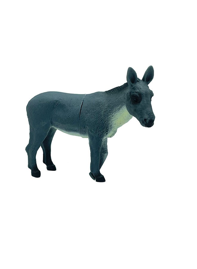 Galaxy Donkey Farm Animal Toy - Realistic 20 cm Farm Figure for Imaginative Play & Education