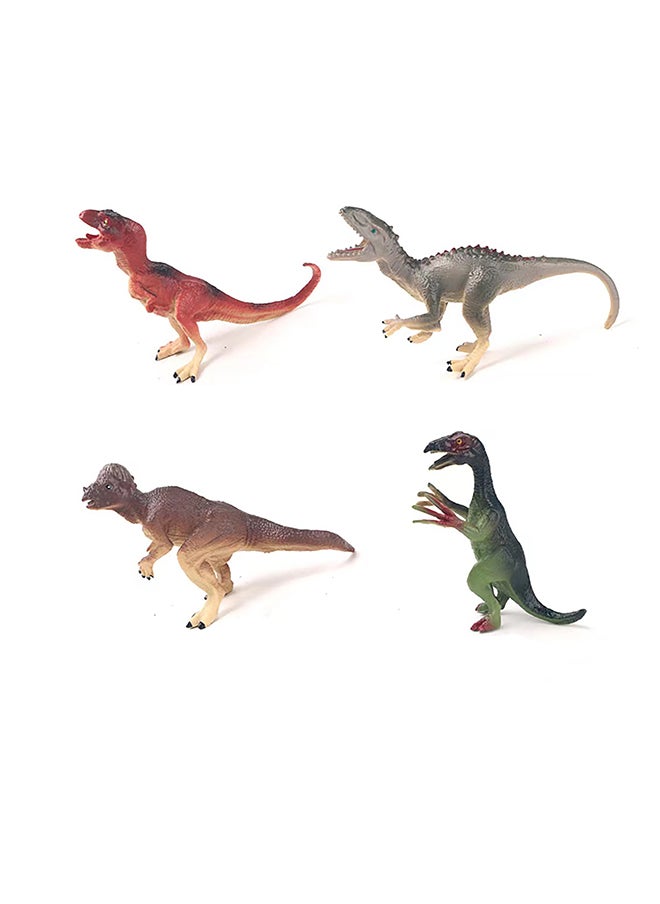 Galaxy Dinosaur World Assorted Set - 4 PC | Colorful Dinosaur Figurines for Educational Play