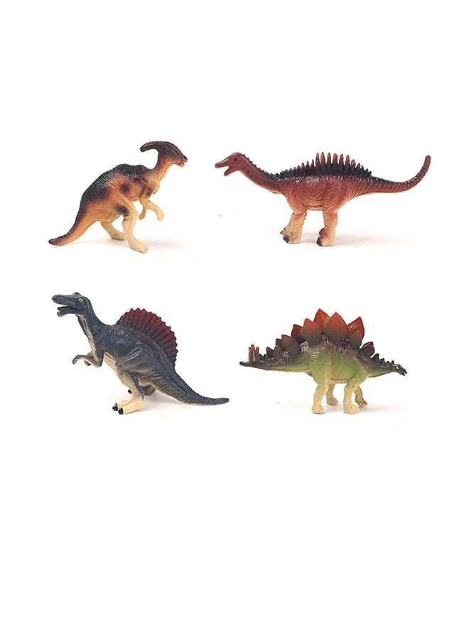 Galaxy Dinosaur World Assorted Set - 4 PC | Colorful Dinosaur Figurines for Educational Play