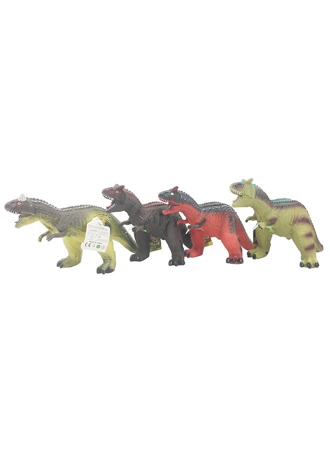 Galaxy Large Dinosaur Toy (Assorted) - 20-25 cm - Dinosaur Figures in Green, Brown & Red - Safe, Durable & Educational Play for Kids