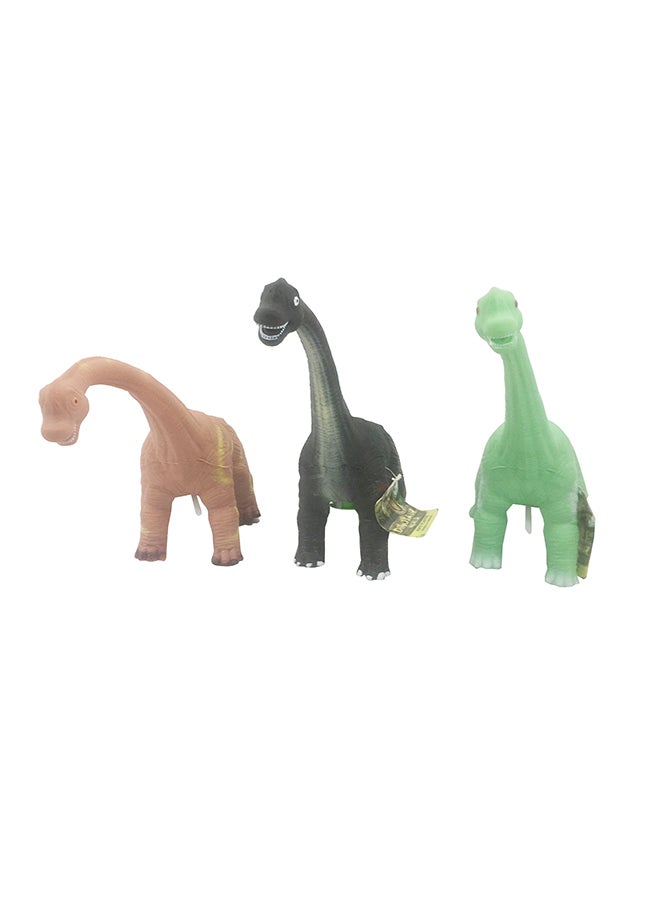 Galaxy Large Dinosaur Toy (Assorted) - 25-30 cm Long-Necked Dinosaur Figurines - Brown, Black, & Green Designs - Educational & Collectible Play for Kids (Ages 3+)