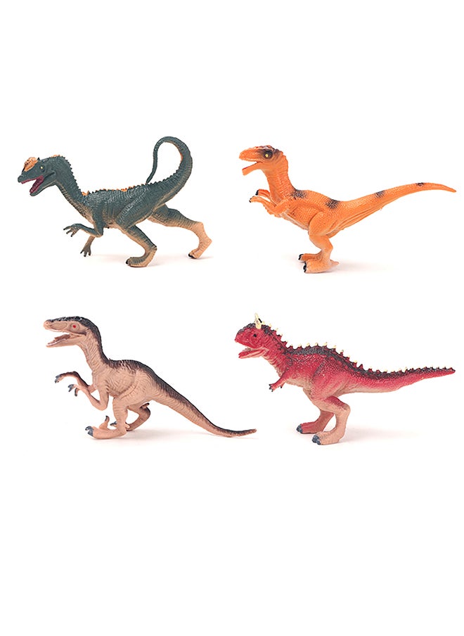 Galaxy Dinosaur World Assorted Set - 4 Pieces | Colorful Dinosaur Figurines for Educational Play