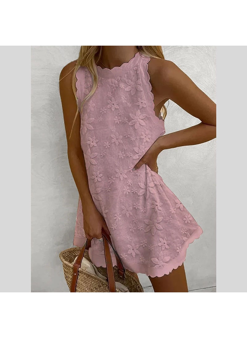 2023 Casual Loose Womens Vest Lolita Dress Pink