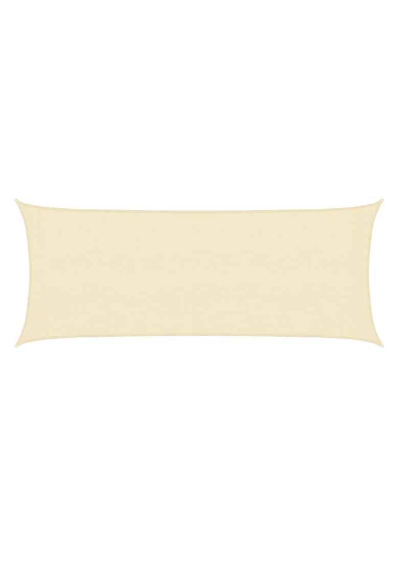 Modern Sun Shade Sail 160 gm Cream 2 x 5 m HDPE