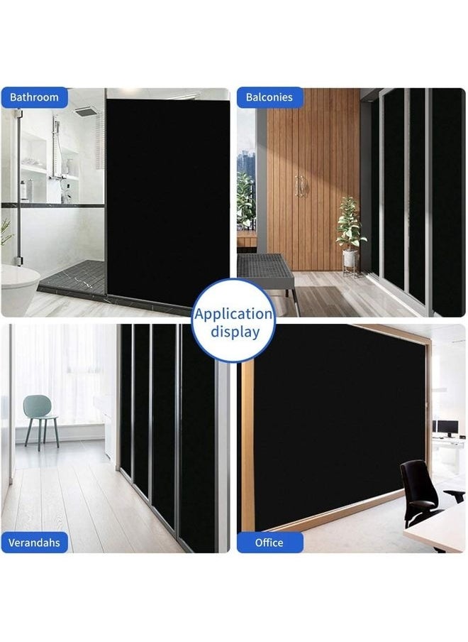 Privacy Window Sticker Black 60x200cm