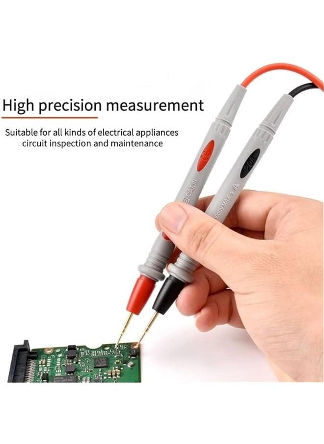 Multimeter Test Leads Universal Cable AC DC 1000V 20A 10A CAT III Measuring Probes Pen for Multi-Meter Tester Wire Tips