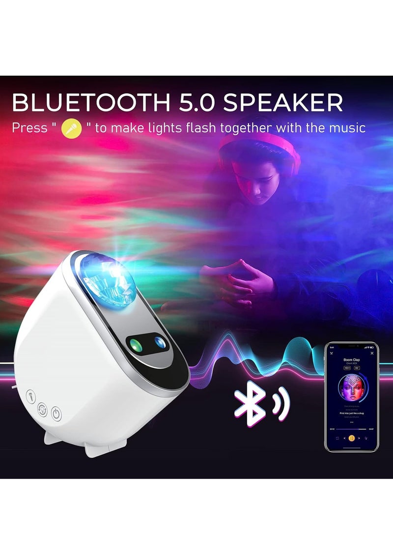 Galaxy Aurora Projector – 3-in-1 LED Northern Lights Star Projector with Bluetooth Speaker and White Noise