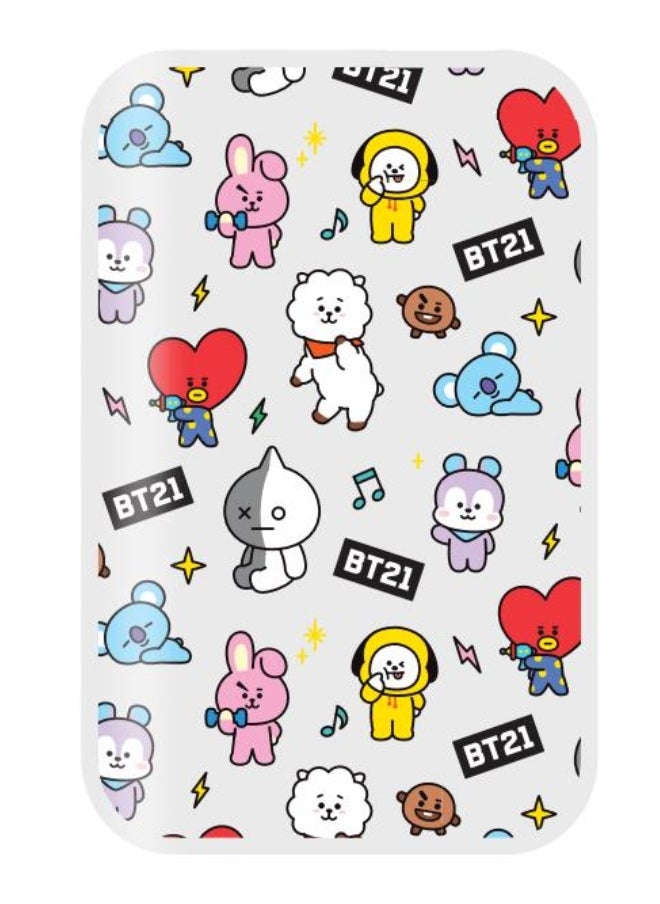 BT21 Collection 10000mAh Ultra-thin Power Bank (Little Ones/White)  Model: F71