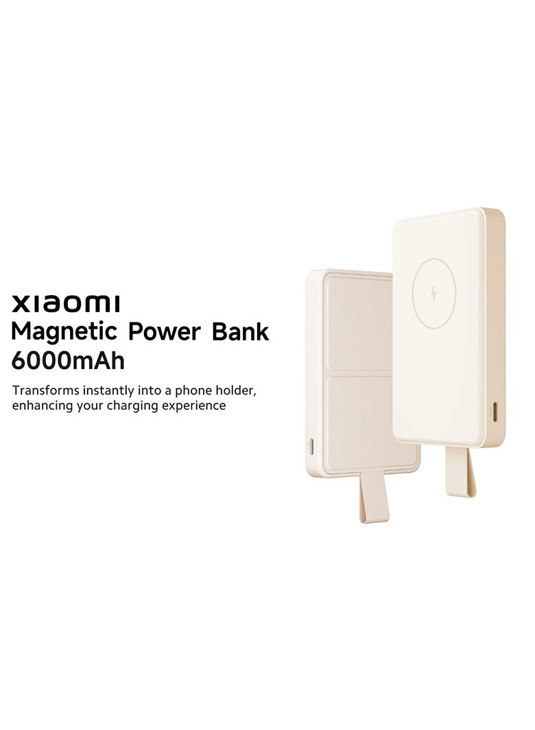 6000 mAh Magnetic Power Bank With MagSafe BHR9074GL - Tan