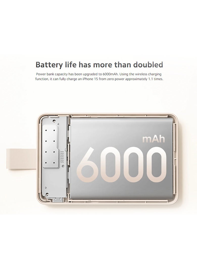 6000 mAh Magnetic Power Bank With MagSafe BHR9074GL - Tan