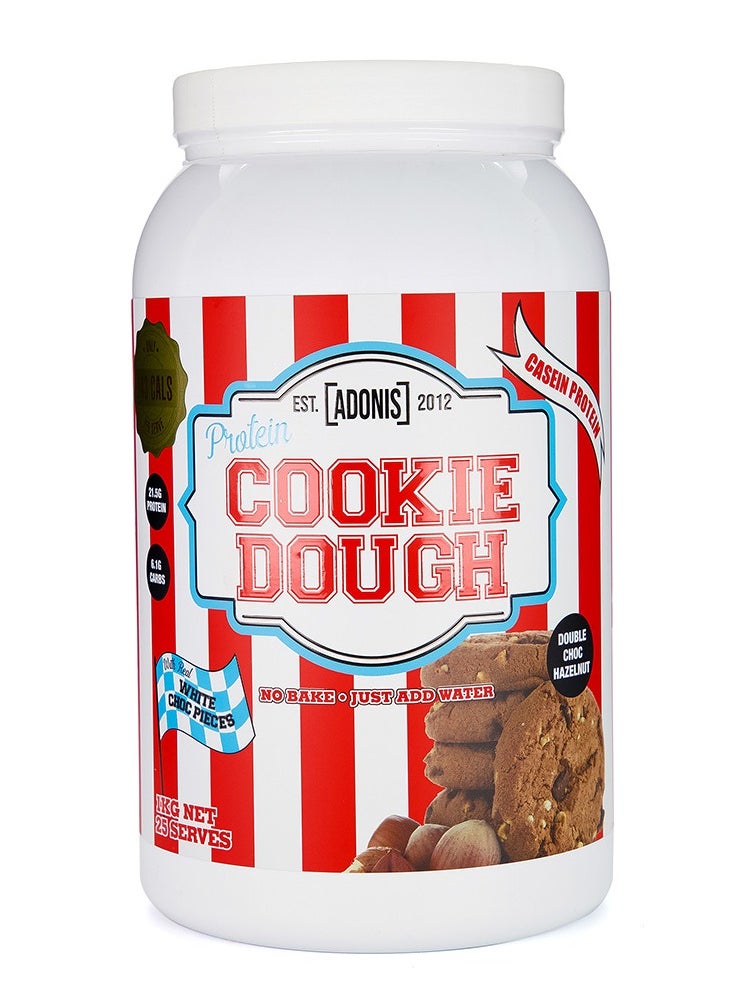 ADONIS PROTEIN COOKIE DOUGH,DOUBLE CHOC HAZELNUT,25 SERVINGS 1KG