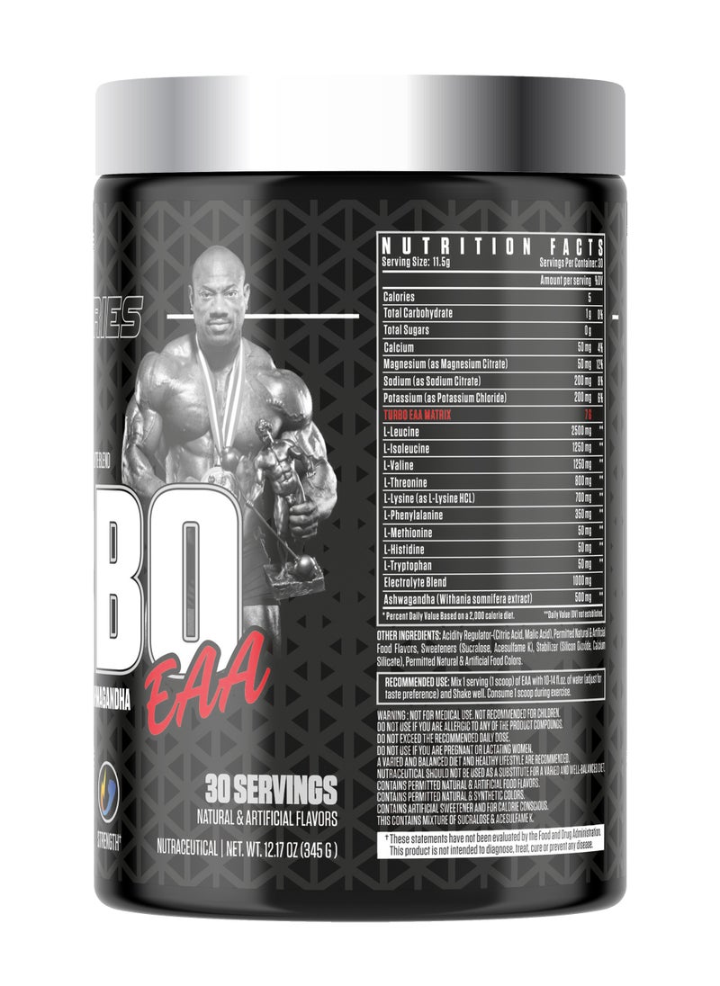 Black Series Turbo EAA 30 Servings 345g - Advanced Essential Amino Acids for Muscle Recovery and Performance (Pineapple)