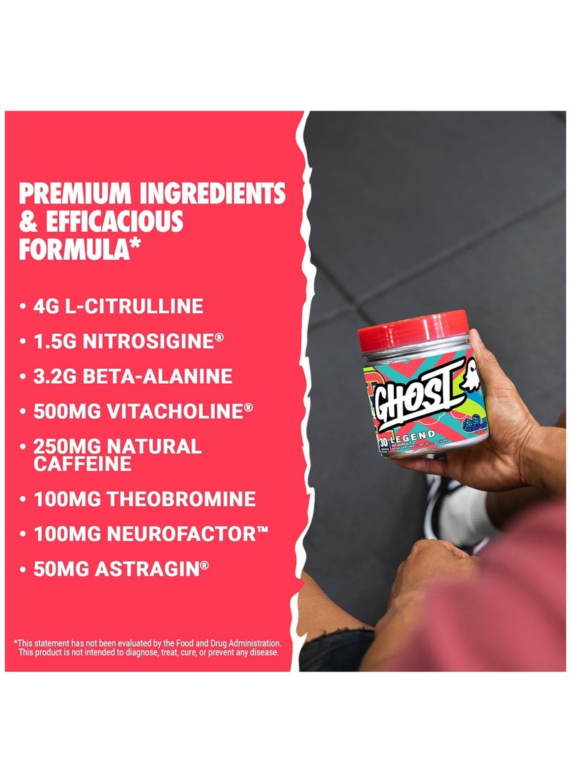 Legend Pre workout Blue Raspberry 30 Servings
