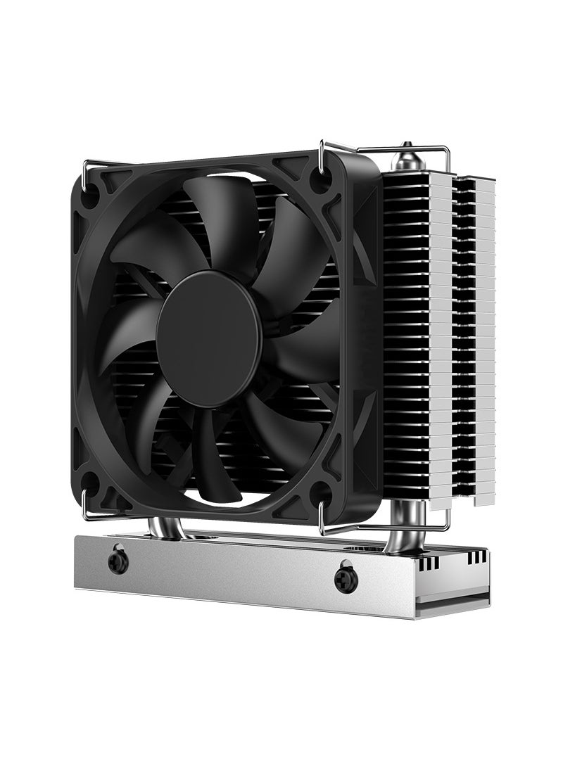 JIUSHARK M.2 2280 SSD Heatsink Cooler 4pin PWM PCIe5.0 Black