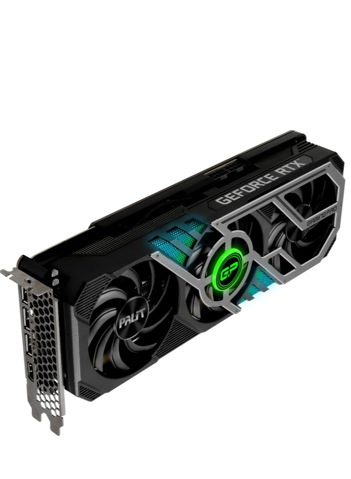 (Pre-Owned) Nvidia GeForce RTX 3080 GamingPro 10GB GDDR6X Graphics Card, 8704 CUDA Cores, 1710 MHz Boost Clock, 19 Gbps, 7680x4320(Max Resolution), PCI-E 4.0, DP1.4a x 3, HDMI 2.1 | NED3080019IA-132AA Black