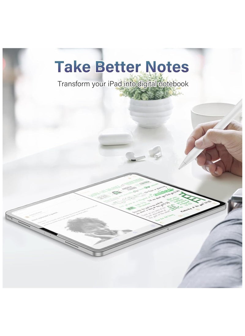 Paper-feel iPad Pro 12.9 Screen Protector [2 Pack](12.9 Inch, 2022 6th Generation & 2021 5th Gen & 2020 4th Gen &2018 3rd Gen) - Matte Film Anti Glare for Drawing Writing & Note-taking