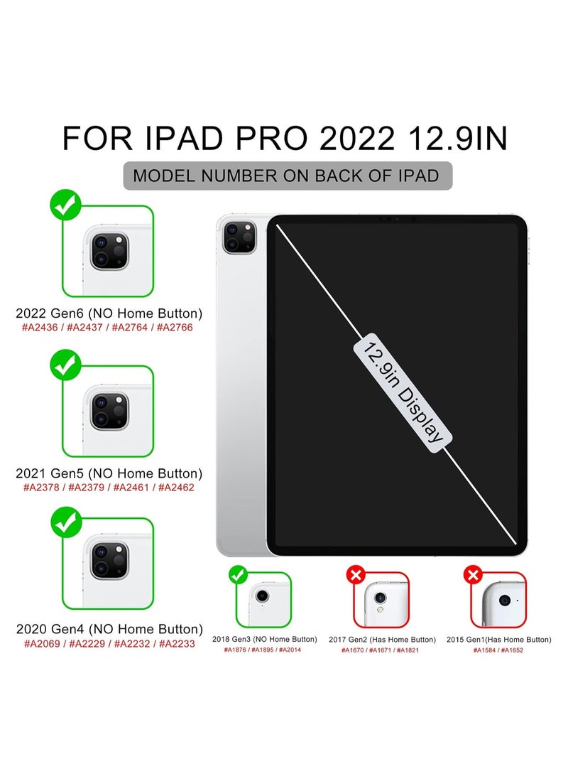 Paper-feel iPad Pro 12.9 Screen Protector [2 Pack](12.9 Inch, 2022 6th Generation & 2021 5th Gen & 2020 4th Gen &2018 3rd Gen) - Matte Film Anti Glare for Drawing Writing & Note-taking