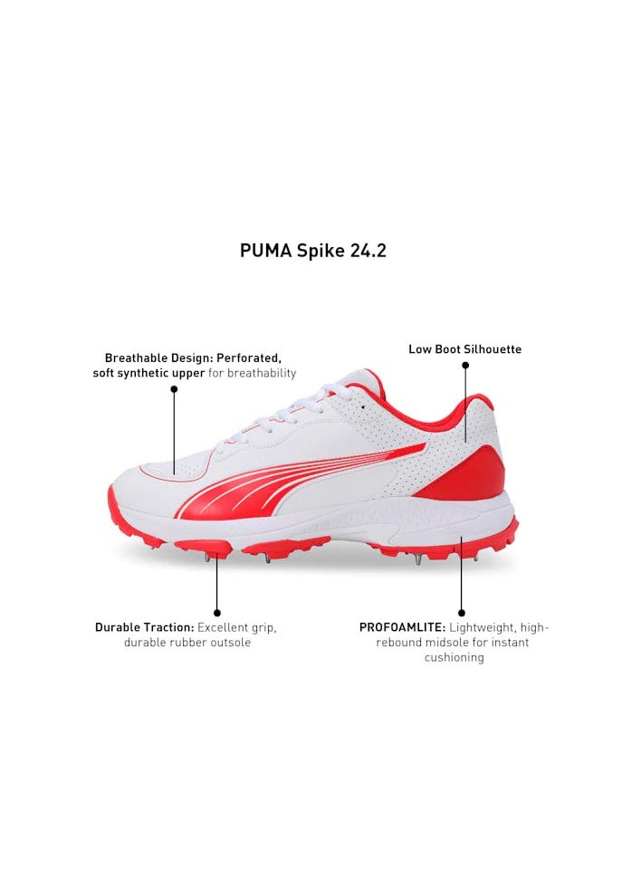 PUMA Spike 24.2 PUMA White-PUMA Red