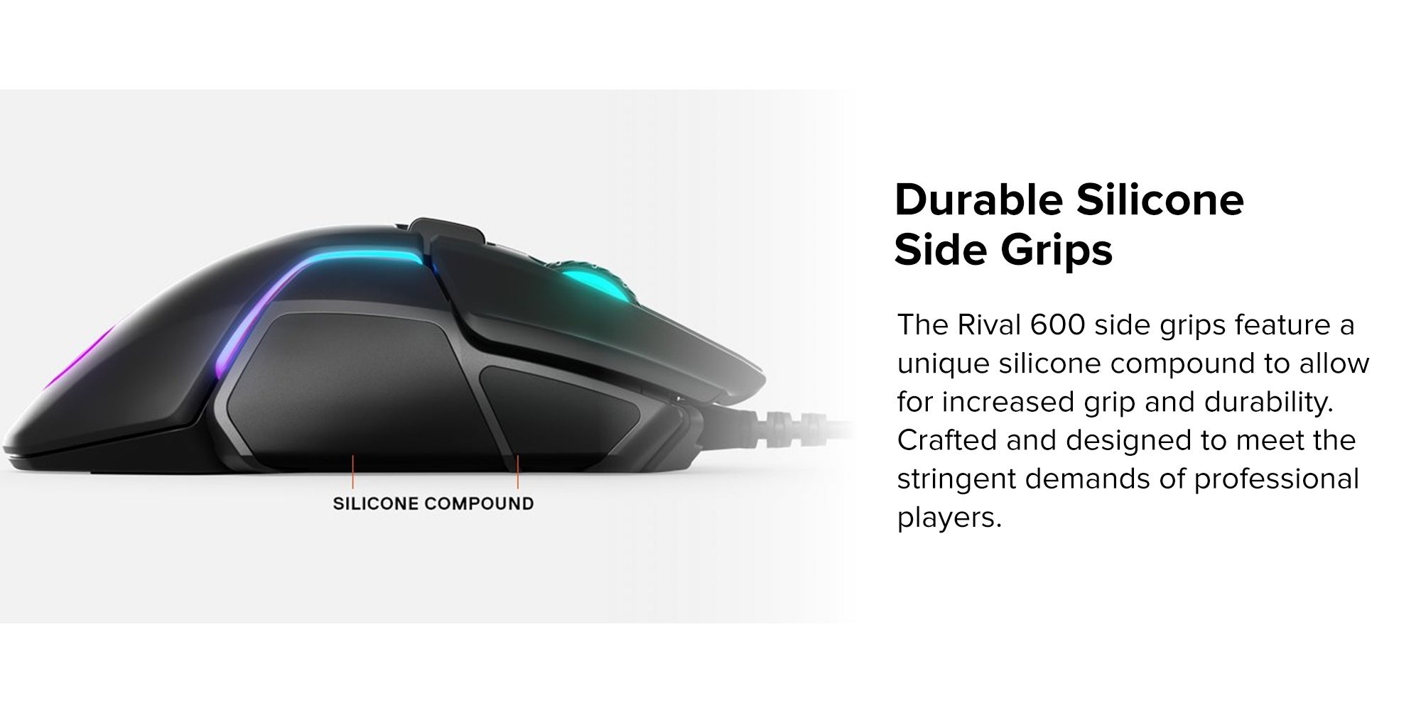 Rival 600 Dual Sensor Customizable Weight RGB Gaming Mouse