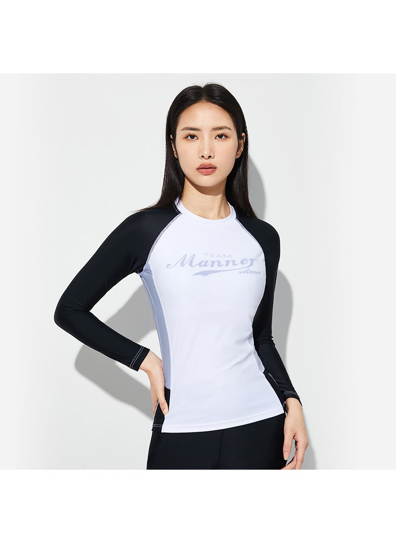 New Quick-Dry Slim Fit Womens Wetsuit VY23-10-2 white top