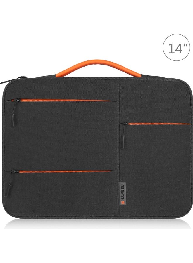 14-Inch Sleeve Case Zipper Laptop Handbag Black