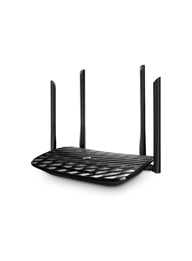 Archer C6 AC1200 Dual Band Access Point/Wireless Gigabit Router, Archer C6, Windows Black