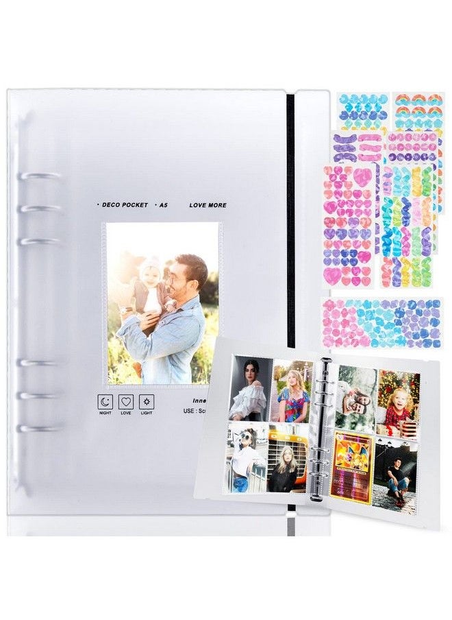 32 Pockets Small Film Photo Album Cute Cow Print Storage Book For Mini Instax Pictures Portable Postcards Name Card Holder