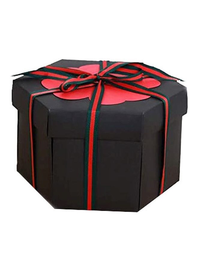 Novelty DIY Surprise Explosion Box Black/Red 23.6x22.2x6.6cm