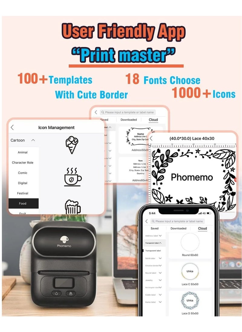 Phomemo M110 Label Maker Thermal Printer