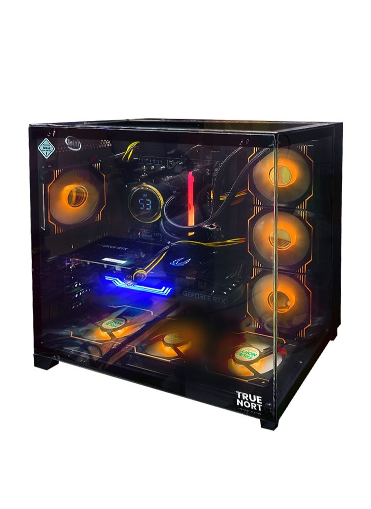 Phoenix Expanse Gaming PC, Intel Core i5-13400F, RTX 3060, 16GB RAM, 512GB SSD, 1TB HDD,360mm  Liquid Cooler,  Window 11 Pro, TRUENORT RGB  Black Case