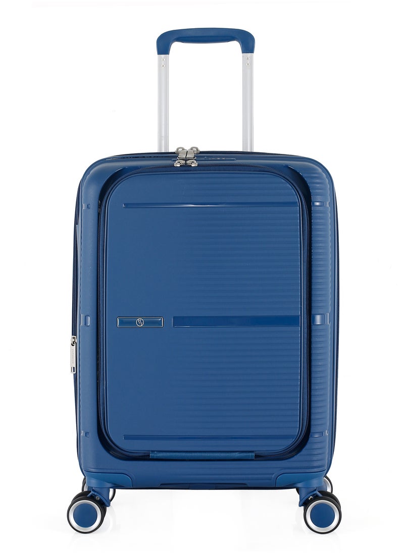 H.T Luggage Bag, Hard Case Polypropylene (PP) Material, 8x360 Degree Rotation Spinner Wheels, Matching Color Suitcases, Expandable Trolley Bag, Telescopic Handle, TSA Lock, SKU 13627