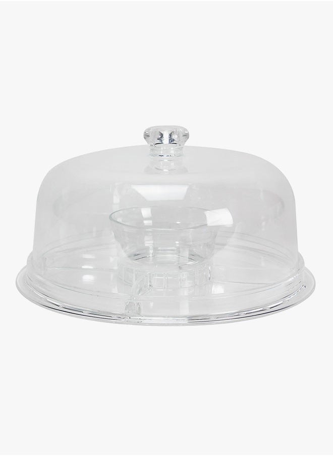 Multifunctional Cake And Serving Stand Clear 31.5centimeter